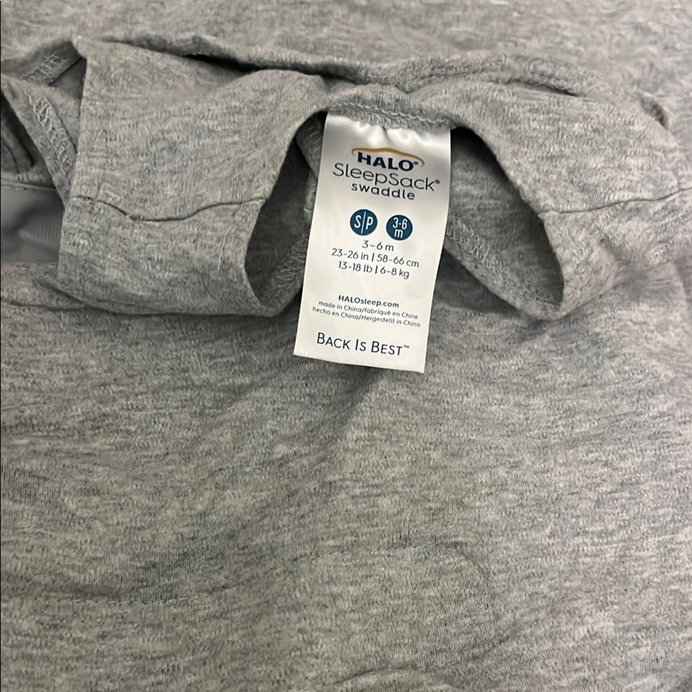 Halo SleepSack Swaddle in Soft Gray